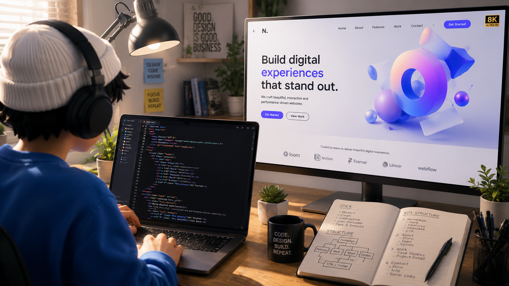 Featured project preview
